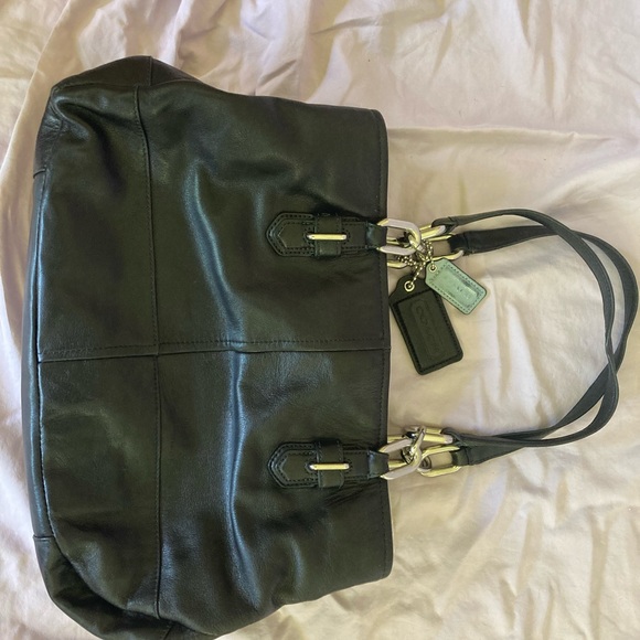 Coach Chelsea Jayden Black Leather Handbag Satchel Shoulder Bag - Picture 9 of 13